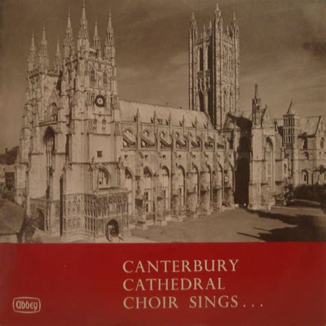 Canterbury Cathedral Choir Sings ... | Discogs