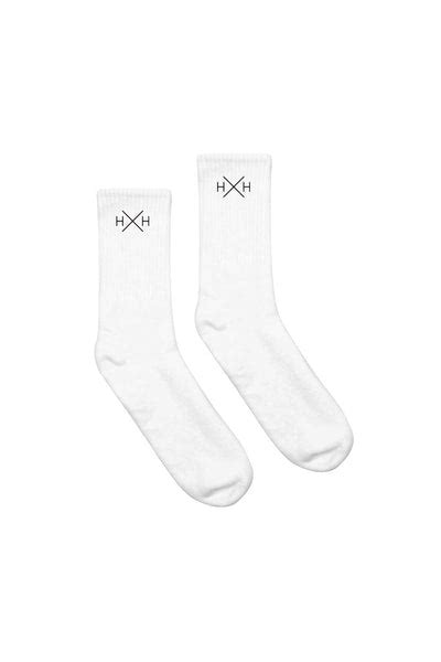 Cavinder Twins: Signature White Socks – Fanjoy