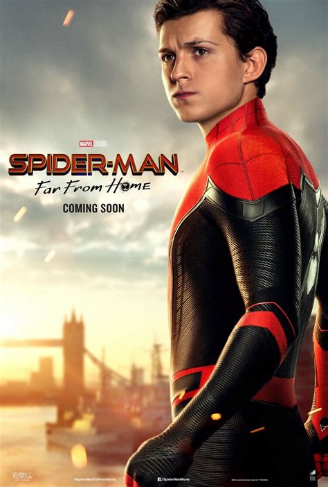 Spiderman Far From Home movie poster (g) - Tom Holland poster - 11 x 17 inches | eBay