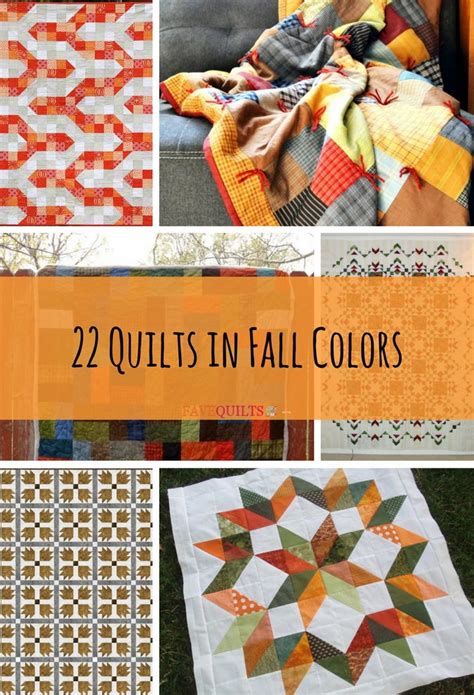 22 Quilts in Fall Colors | FaveQuilts.com