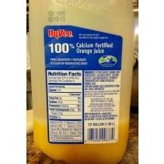 HyVee 100% Calcium Fortified Orange Juice: Calories, Nutrition Analysis & More | Fooducate