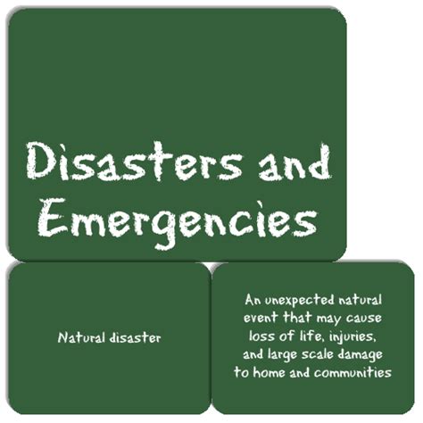 Disasters and Emergencies - Match The Memory