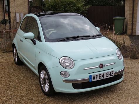 Fiat 500 lounge, 64 plate in desirable mint green colour | in Wisbech ...