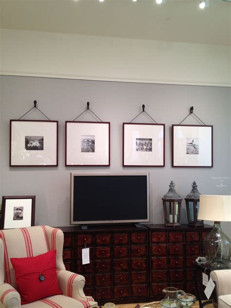 Took at Pottery Barn! Oversized picture frames. | Wall decor living room, Living room wall, Room ...