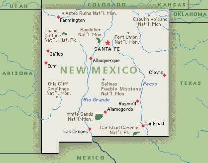 New Mexico City Map