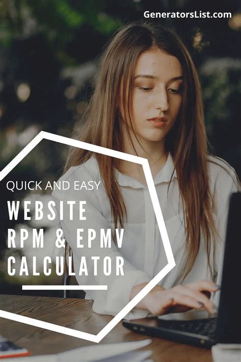 Website RPM Calculator - Generators List