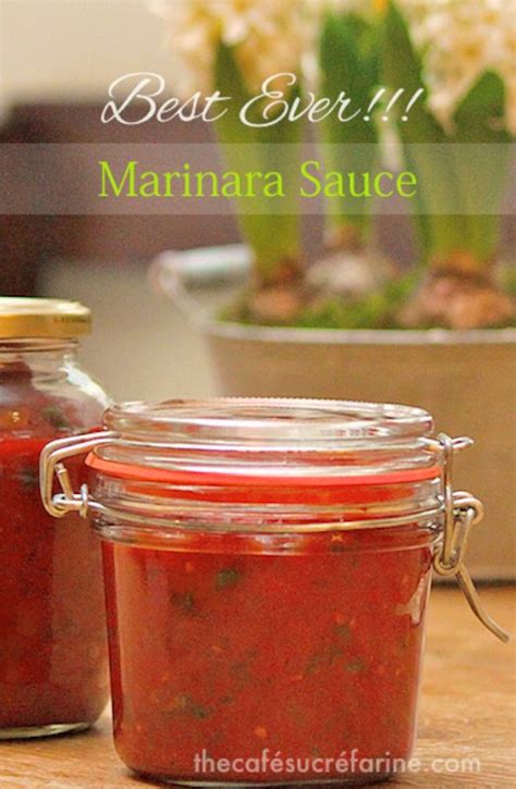 Best Ever Marinara Sauce | The Café Sucre Farine