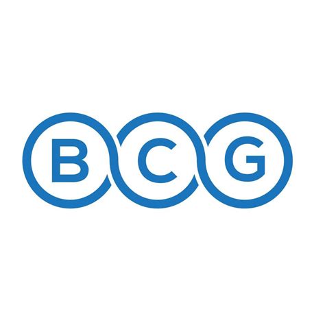 BCG letter logo design on white background. BCG creative initials ...