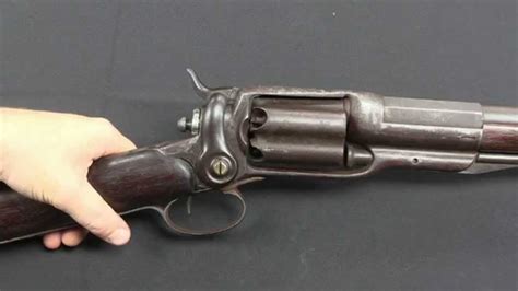 Colt 1855 10-Gauge Revolving Shotgun - YouTube