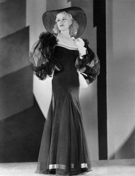 July 11, 1935: Ginger Rogers wears this delightful cocktail frock in ...