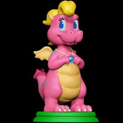 Cassie - Dragon Tales 3D Model by SillyToys