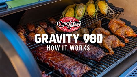 How the Char-Griller 980 Gravity Charcoal Grill Works - YouTube