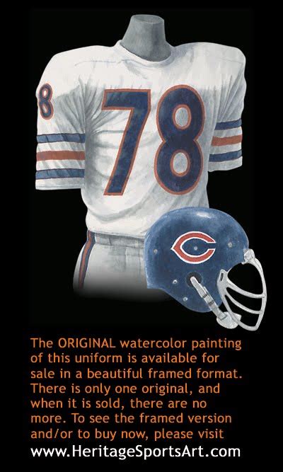 Chicago Bears Uniform and Team History | Heritage Uniforms and Jerseys and Stadiums - NFL, MLB ...