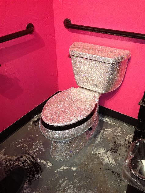 Bedazzle my toilet! | Pink glitter, Sparkles glitter, Bedazzled