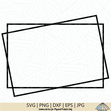 Double Rectangle Frame SVG