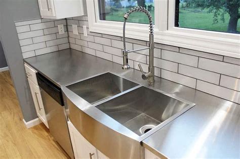 Stainless Steel Kitchen Countertops (Ultimate Guide) - Designing Idea