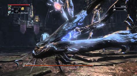 Bloodborne Chalice Dungeon Boss Fight Amygdala - YouTube