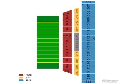 Alamo Bowl Seating Map | Elcho Table