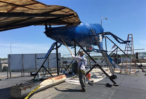 Rhode Island’s Big Blue Bug gets fresh paint after vandalism | WPRO