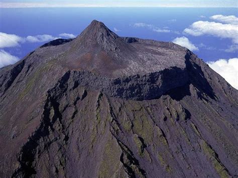 Mount Pico "#MontanhaDoPico," Portugal's 2,351 m high asl # ...