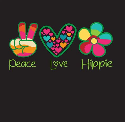 Peace love Hippie t-shirt design , Peace and Love vector 27938894 ...