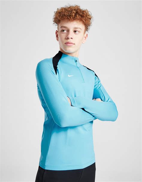 Blue Nike Strike 1/4 Zip Top Junior - JD Sports Ireland