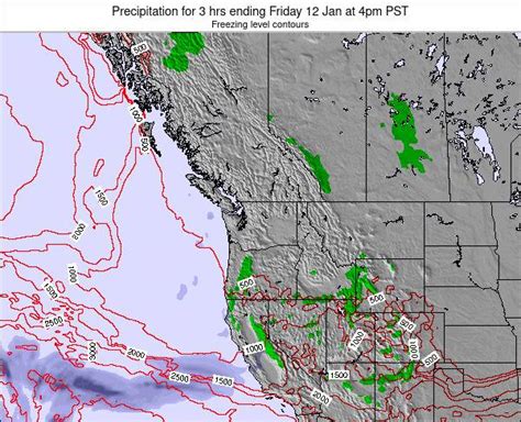 Washington Precipitation for 3 hrs ending Tuesday 04 May at 11am PDT