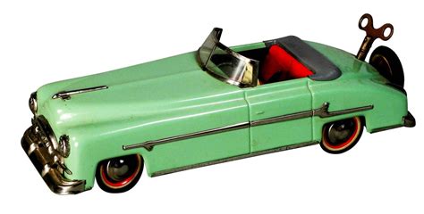 Tin Wind Up Toy Car. 1954 Oldsmobile Convertible