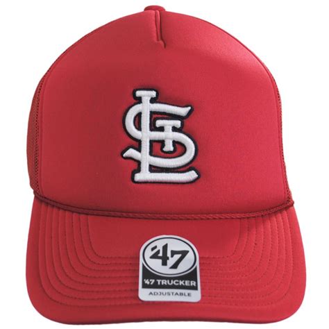 47 Brand St. Louis Cardinals MLB Foam Mesh Trucker Snapback Baseball ...