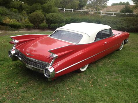 1959 Cadillac Series 62 Convertible, Red, A/C, Spectacular! - Classic ...