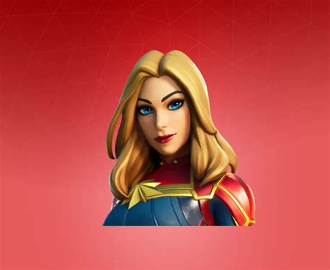 Fortnite Captain Marvel Skin - Character, PNG, Images - Pro Game Guides