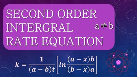 2nd Order Reaction Equation