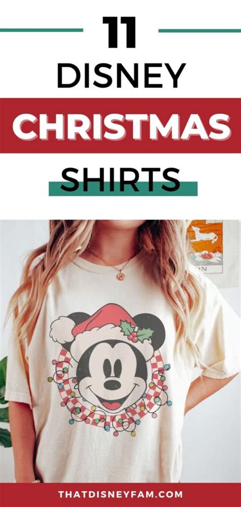 11 Disney Christmas Shirts Perfect For Christmas Time - That Disney Fam