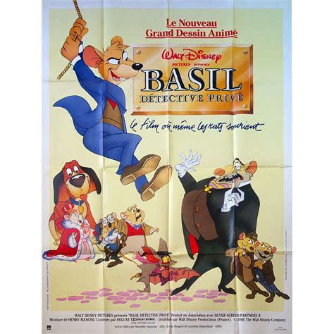 THE GREAT MOUSE DETECTIVE Movie Poster 47x63 in.