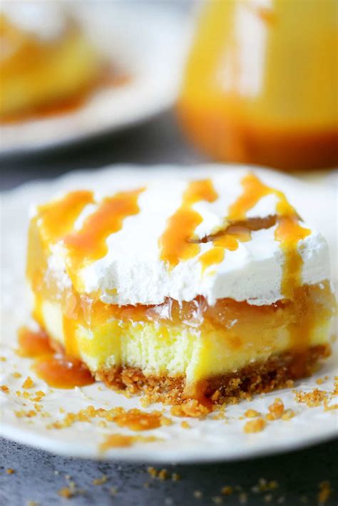 Caramel Apple Cheesecake Dessert | Desserts, Cheesecake bar recipes ...