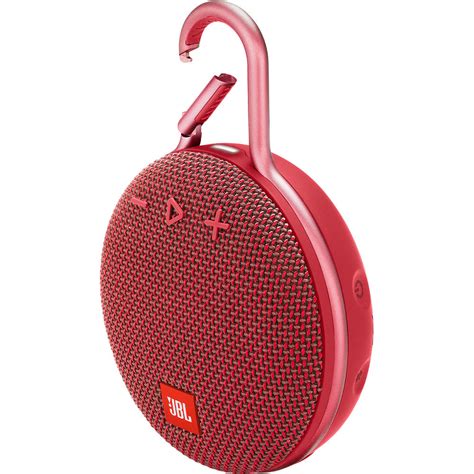 JBL Clip 3 Portable Bluetooth Speaker (Fiesta Red) JBLCLIP3REDAM