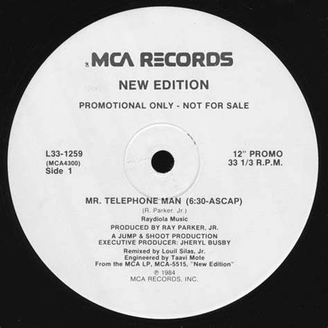 New Edition - Mr. Telephone Man (1984, Vinyl) | Discogs