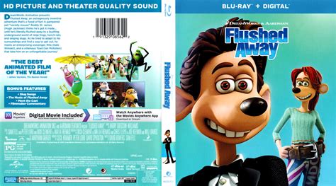 Flushed Away (2006) R1 Blu-Ray Cover - DVDcover.Com