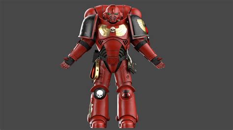 Primaris Space Marine 3D Model