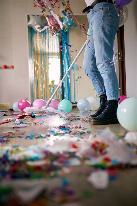 Cleaning mess after party stock photo. Image of concept - 22467662