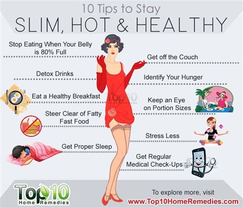 10 Simple Tips To Stay Slim, Hot and Healthy | Top 10 Home Remedies