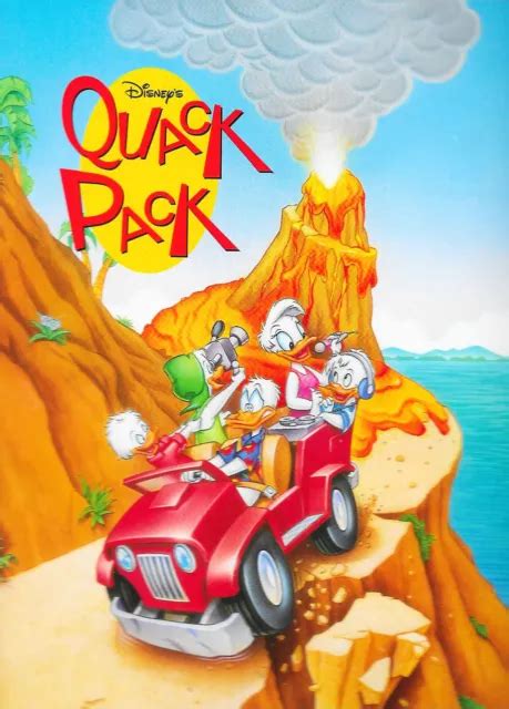 DISNEY POSTCARD DISNEY'S Quack Pack Donald Duck Daisy Huey Dewey Louie ...