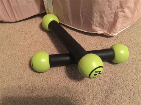 Set of 2 Light Weight Zumba Toning Sticks 1lb Green Shaker Workout Weights EUC | Zumba toning ...