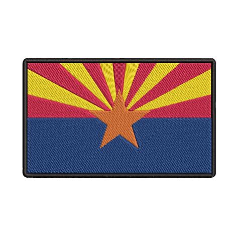 Arizona Flag Embroidered Iron-on Patch - Walmart.com