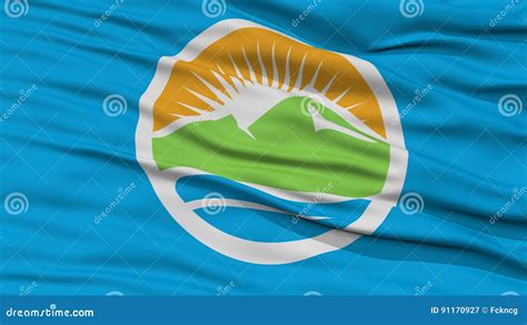 Closeup of Provo City Flag stock illustration. Illustration of city ...