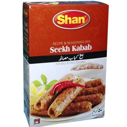 Shan Seekh Kabab Masala (50G) - Spices | Gomart.pk