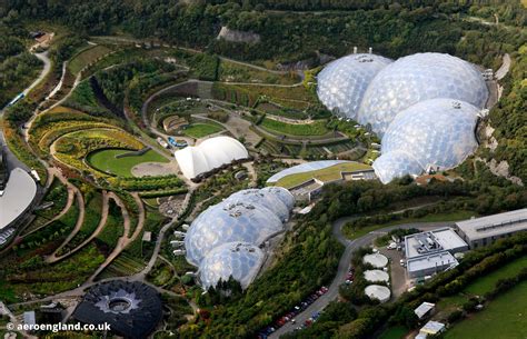 aeroengland | aerial photograph of the Eden Project Cornwall England UK