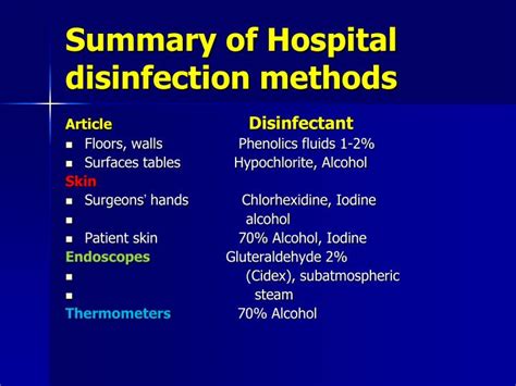 PPT - Sterilization & Disinfection PowerPoint Presentation - ID:3513063