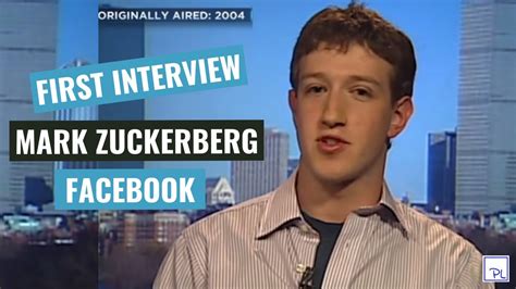 The Facebook - Mark Zuckerberg first interview (2004) - YouTube