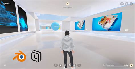 3D VR AR Space App for 3D Model and Render Showcase in Metaverse